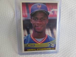 lot 92 image: 1984 Donruss Darryl Strawberry Rook...