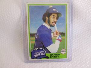 lot 98 image: 1981 Topps Harold Baines Rookie Car...