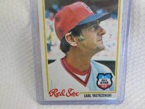 lot 109 image: 1978 Topps Carl Yastrzemski Card...