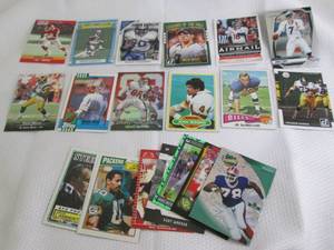 lot 113 image: Assorted NFL Hall Of Famers Cards...