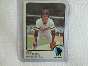 lot 126 image: 1973 Topps Rod Carew Card...