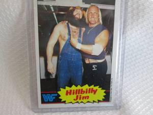 lot 140 image: 1985 Topps Hulk Hogan  Hillbilly J...