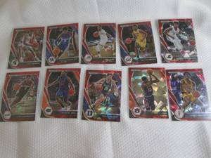 lot 142 image: 2021 Prizm Basketball Red Ice Prizm...