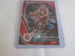 lot 143 image: 2021-22  Prizm Austin Reaves Red Pr...
