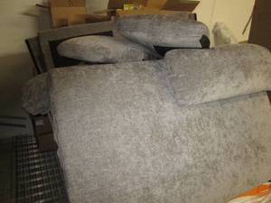 lot 274 image: Couch, sold as is, disassembled...