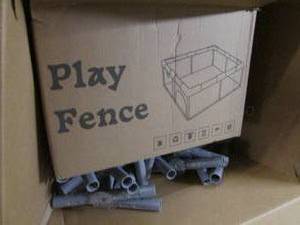 lot 285 image: New kids play enclosure with auctio...