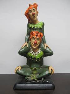 lot 30 image: Large Vintage 1960s Jester Sculpture