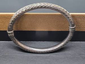 lot 224 image: Hand Hammered Sterling Silver Bracelet