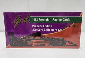 lot 165 image: Brand New Factory Sealed Box of 1992 GRID Formula 1 Racings Cards