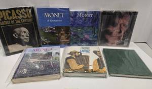 lot 162 image: Group of Large Hardcover Coffee Table Books on Art & Famous Artists - Books #12