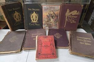 lot 164 image: Estate Lot of Large Hardcover Antique 19th Century Illustrated Books on the Civil War - Books #14