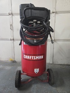 lot 223 image: Excellent Working CRAFTSMAN Air Compressor Model 919-165221
