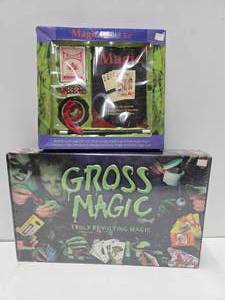 lot 249 image: 2 New Factory Sealed Magic GamesToys - Gross Magic & Magic Trick Set