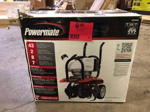 lot 10 image: Powermate 10 in. 43cc Gas 2-Cycle Cultivator Customer Returns See Pictures