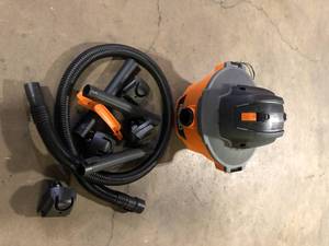 lot 41 image: RIDGID 6 Gal. 3.5 Peak HP NXT Shop Vacuum HD06001 Wet Dry Vac with General Debris Filter, Locking Hose and Attachments  Customer Returns See Pictures