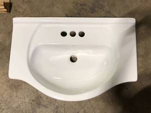 lot 64 image: Bathroom Vanity Sink Customer Returns See Pictures