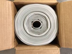 lot 4 image: HUSKY 20 ft. x 100 ft. Clear Plastic Sheeting 4 MIL Customer Returns See Pictures