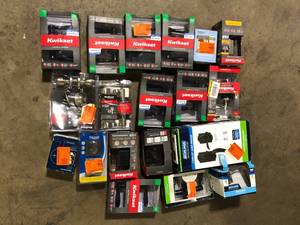 lot 5 image: Lot of Assorted Digital Door Handles and Locks Various Models and Conditions  Customer Returns See Pictures