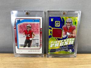 lot 297 image: Jalen McMillan 2024 Rookie Football Cards - Optic & Donruss Tampa Bay Buccaneers N