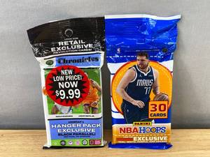 lot 230 image: Brand New Sealed Basketball NBA Hoops & Chronicles Draft Picks Packs - 30 Cards Each T