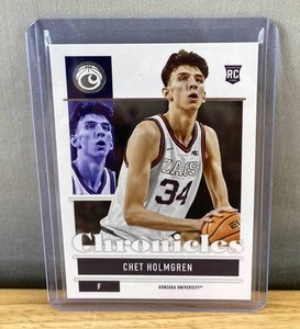 lot 231 image: 2022 Chet Holmgren Panini Chronicles RC Basketball Rookie Card T