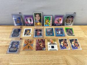 lot 251 image: NBA Basketball Trading Card Lot - Reggie Miller, Kareem Abdul-Jabbar, Zion Williamson & More J