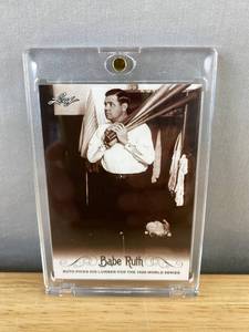 lot 286 image: Babe Ruth 1926 World Series Leaf Collector Card N