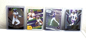 lot 407 image: 4 NFL Minnesota Vikings Football Cards - J.J. McCarthy Rookie Card, Addison Rookie Card, Jefferson M