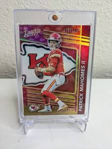 lot 408 image: NFL Football Patrick Mahomes II Panini Xtra Points Numbered 409449 - Franchise Favorites Card Kansas City Chiefs M