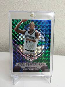 lot 409 image: Panini 2022-23 Kevin Garnett Epic Performers Green Mosaic Basketball Card - NBA Minnesota Timberwolves M