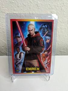 lot 61B image: Custom Heat Eminem Star Wars SSP Trading Card M