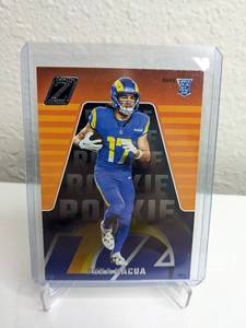 lot 433 image: 2023 Panini Zenith Puka Nacua Rookie Card #177 NFL Los Angeles Rams M