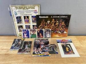 lot 811 image: NBA Basketball Memorabilia & Card Lot Sabonis, Worthy, Stockton & More J