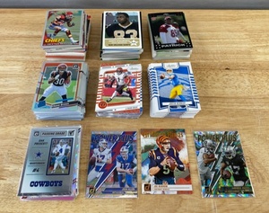 lot 817 image: NFL Football Trading Card Lot - Rookie, Holo, Stars & Inserts J