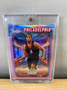 lot 70B image: 2025 Allen Iverson Topps Chrome Basketball Card - NBA Philadelphia 76ers N