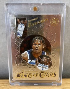 lot 95B image: Anthony Edwards 2021-22 Panini Illusions King of Cards Insert NBA Minnesota Timberwolves N