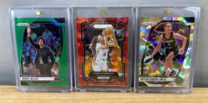 lot 75B image: 2024 Panini WNBA Prizm Basketball Card Trio - Cardoso RC, Miller, Diggins-Smith N