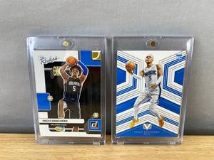 lot 845 image: 2 Paolo Banchero 2022-23 NBA Rookie Basketball Orlando Magic Cards - Panini Donruss & Chronicles N
