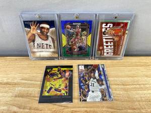lot 847 image: NBA Basketball Star Rookie & Insert Card Lot - Carter, Anthony, Young, Risacher, Embiid N
