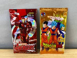 lot 68B image: Brand New Marvel Avengers & Dragon Ball Trading Card Booster Packs N