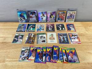 lot 850 image: MLB Baseball Card Collection - Larry Walker, Ortiz, Winfield, Autos & MVPs J