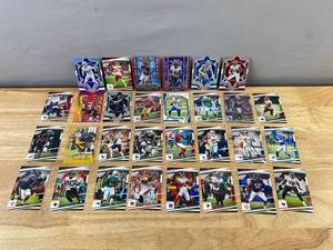 lot 269 image: 30 NFL Football Card Lot - Rookies, Stars & Inserts J