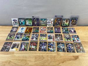lot 277 image: 36 NFL Football Cards - Rookies & Parallels J