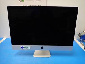 lot 8 image: Apple&nbspiMac17,1 A1419 MK462LLA &nbspINTEL CORE I5-6500 3.2 Ghz  16GB DDR3 SDRAM  32GB SSD  1TB HDD  Includes IOS and power cable &nbspChip on edge of glass screen