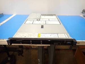 lot 47 image: IBM&nbspSystem x3550 M5 5463E1G Server  power supply&nbsp94Y8191 (x2 units)  RAID Card&nbspIBM ServeRAID M5210  CPU&nbspINTEL XEON E5-2620 V3 2.4 Ghz  48GB DDR4 RAM  600GB HD (x4 HDs)  300GB HD  Includes power cable 