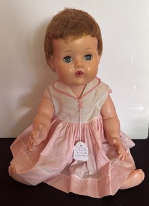 lot 57 image: Vintage American Character Tiny Tears Doll