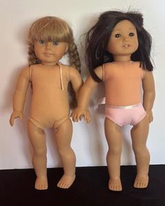 lot 148 image: Kirsten Larson and Truly Me American Girl Dolls by Pleasant Company