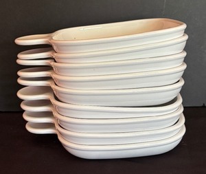 lot 161 image: Nine Vintage Corning Ware Grab It Snack Sandwich Plates