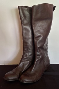 lot 175 image: Brown Leather Franco Sarto Size 10 Boots