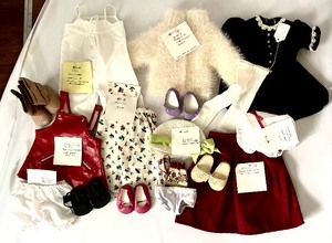 lot 203 image: Amazing Variety of American Girl Garments  Clothing Including Jacket, Dresses, Shirts and More